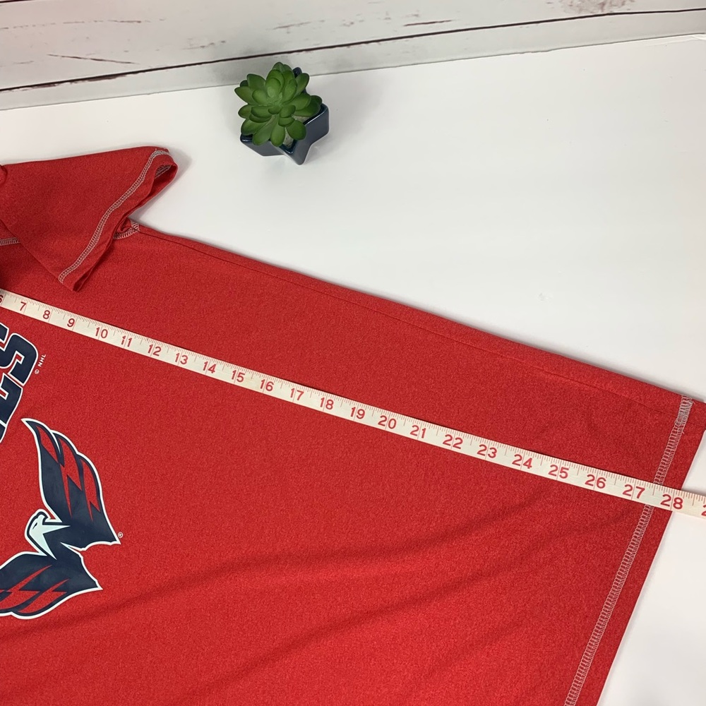 NHL Shirt Washington Capitols Short Sleeve Shirt - Picture 5 of 7